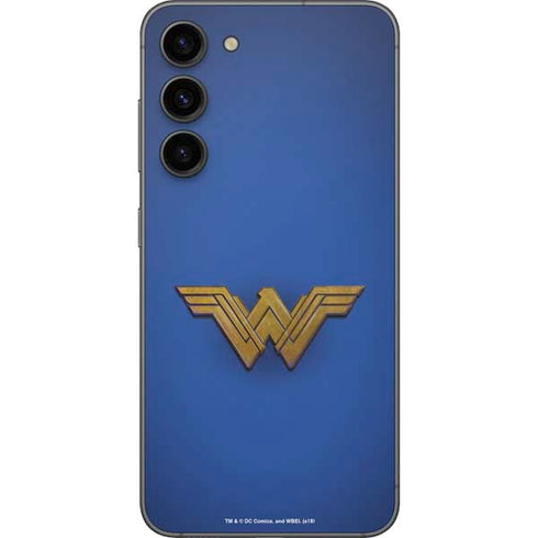 DC Comics Wonder Woman Movie Emblem Galaxy S23 Plus Skin