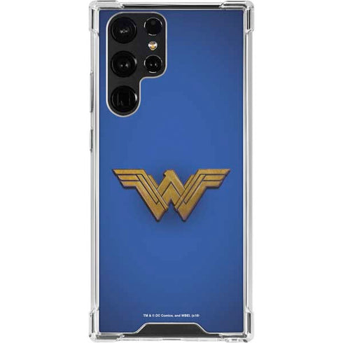 DC Comics Wonder Woman Movie Emblem Galaxy S24 Ultra Clear Case