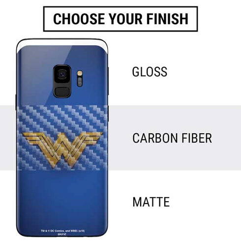 DC Comics Wonder Woman Movie Emblem Galaxy S9 Skin