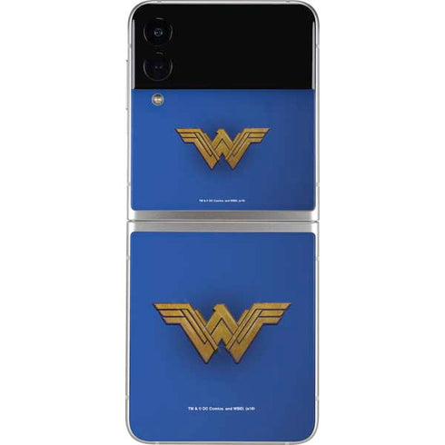 DC Comics Wonder Woman Movie Emblem Galaxy Z Flip3 5G Skin