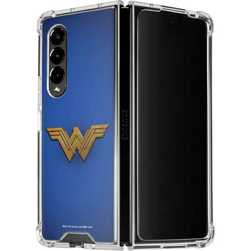 DC Comics Wonder Woman Movie Emblem Galaxy Z Fold4 5G Clear Case