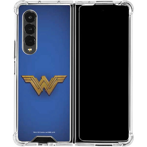 DC Comics Wonder Woman Movie Emblem Galaxy Z Fold4 5G Clear Case