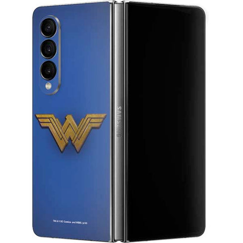DC Comics Wonder Woman Movie Emblem Galaxy Z Fold4 5G Skin