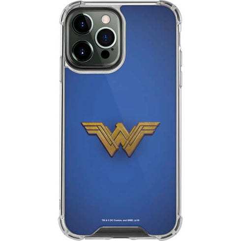 DC Comics Wonder Woman Movie Emblem iPhone 13 Pro Max Clear Case