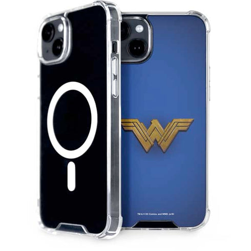 DC Comics Wonder Woman Movie Emblem iPhone 15 MagSafe Case