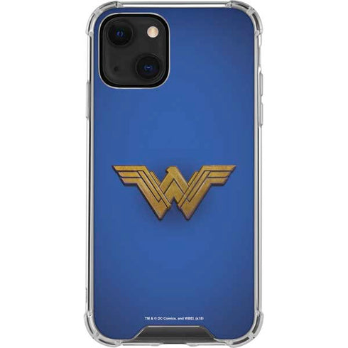 DC Comics Wonder Woman Movie Emblem iPhone 14 Plus Clear Case