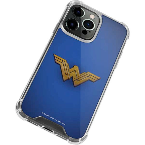 DC Comics Wonder Woman Movie Emblem iPhone 15 Pro Clear Case