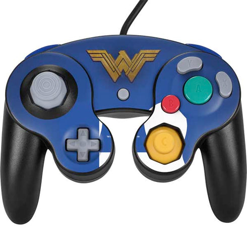DC Comics Wonder Woman Movie Emblem Nintendo GameCube Controller Skin