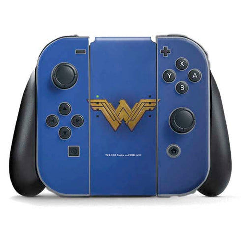 DC Comics Wonder Woman Movie Emblem Nintendo Switch (2017-2021) Joy-Con Controller Skin
