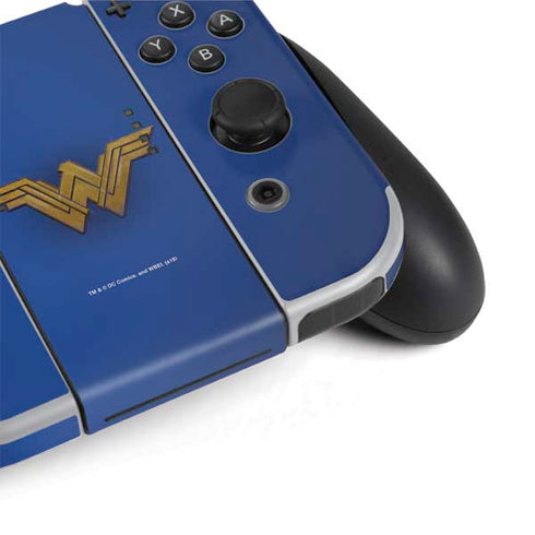 DC Comics Wonder Woman Movie Emblem Nintendo Switch OLED (2021) Skin
