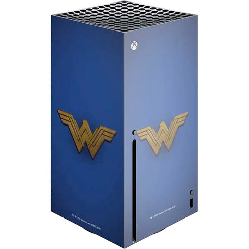 DC Comics Wonder Woman Movie Emblem Xbox Series X Console Skin