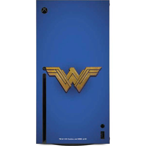 DC Comics Wonder Woman Movie Emblem Xbox Series X Console Skin