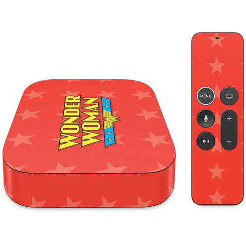DC Comics Wonder Woman Logo Apple TV Skin