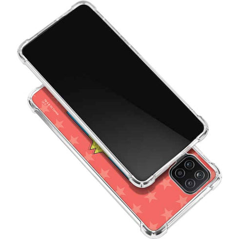 DC Comics Wonder Woman Logo Galaxy A12 Clear Case