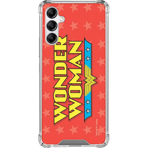 DC Comics Wonder Woman Logo Galaxy A14 5G Clear Case