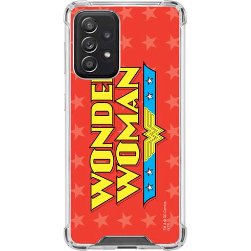 DC Comics Wonder Woman Logo Galaxy A52 5G Clear Case
