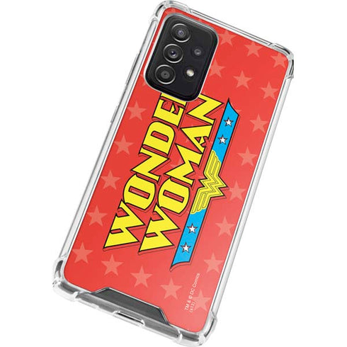 DC Comics Wonder Woman Logo Galaxy A52 5G Clear Case