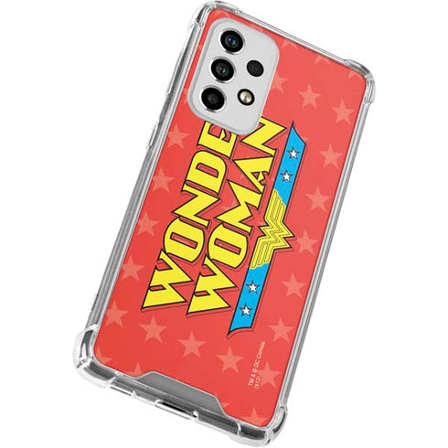 DC Comics Wonder Woman Logo Galaxy A53 5G Clear Case
