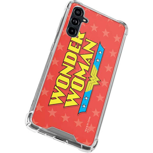 DC Comics Wonder Woman Logo Galaxy A54 5G Clear Case