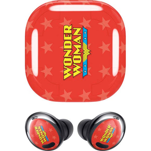 DC Comics Wonder Woman Logo Galaxy Buds Pro Skin