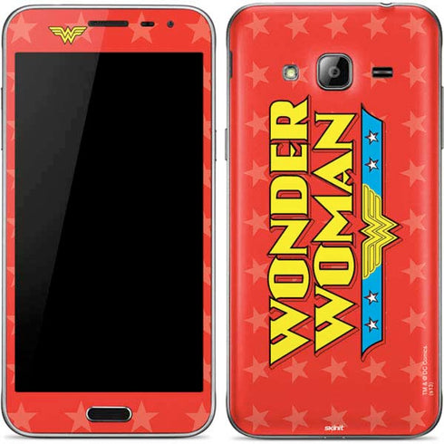 DC Comics Wonder Woman Logo Galaxy J3 Skin