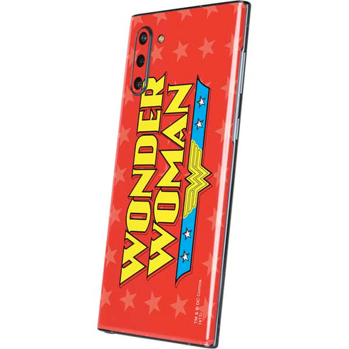 DC Comics Wonder Woman Logo Galaxy Note 10 Skin