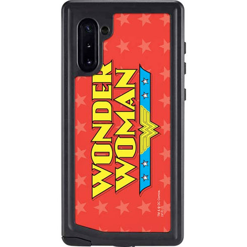 DC Comics Wonder Woman Logo Galaxy Note 10 Waterproof Case
