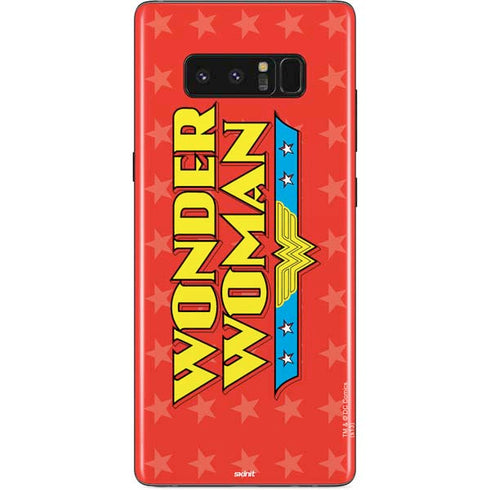 DC Comics Wonder Woman Logo Galaxy Note 8 Skin