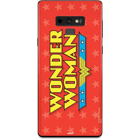 DC Comics Wonder Woman Logo Galaxy Note 9 Skin