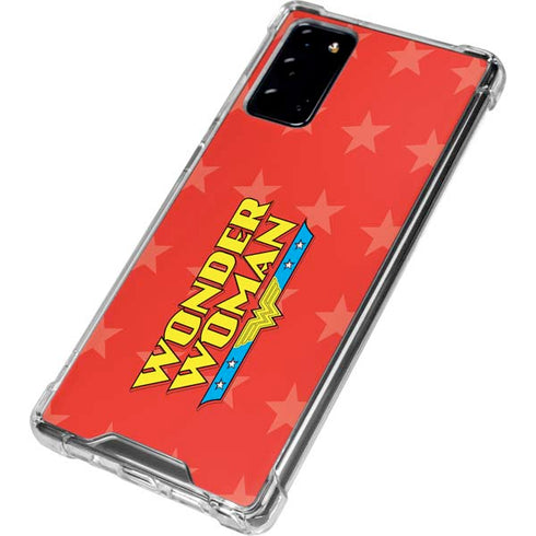 DC Comics Wonder Woman Logo Galaxy Note20 5G Clear Case