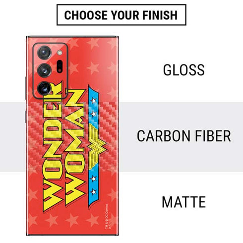 DC Comics Wonder Woman Logo Galaxy Note20 Ultra 5G Skin