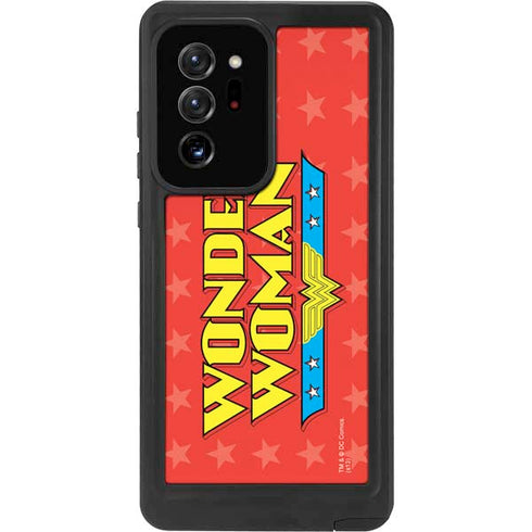 DC Comics Wonder Woman Logo Galaxy Note20 Ultra 5G Waterproof Case