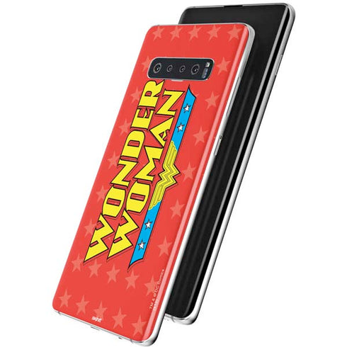 DC Comics Wonder Woman Logo Galaxy S10 Skin