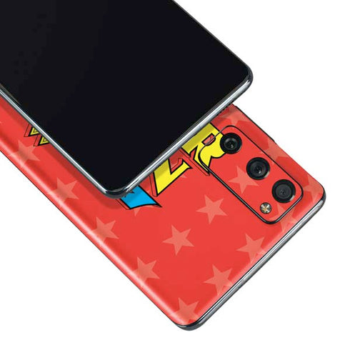 DC Comics Wonder Woman Logo Galaxy S20 Fan Edition Skin