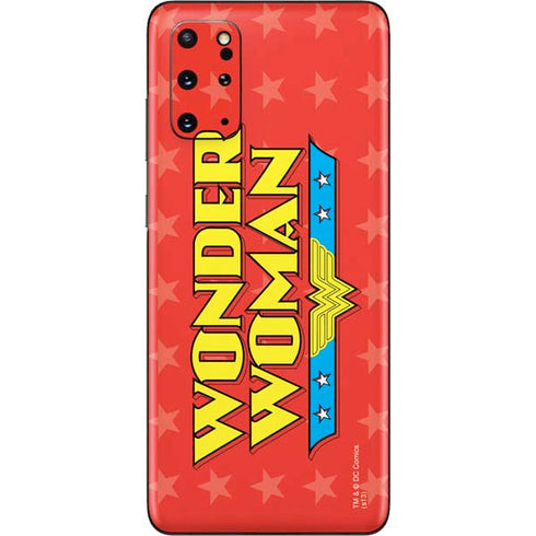 DC Comics Wonder Woman Logo Galaxy S20 Plus Skin