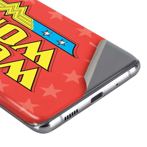 DC Comics Wonder Woman Logo Galaxy S20 Plus Skin