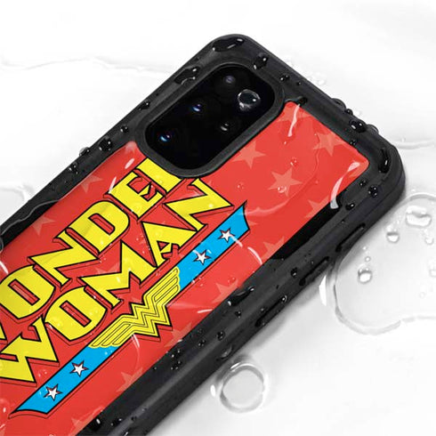 DC Comics Wonder Woman Logo Galaxy S20 Plus Waterproof Case