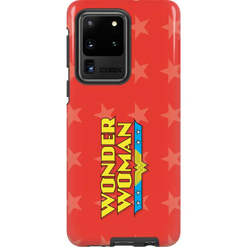 DC Comics Wonder Woman Logo Galaxy S20 Ultra 5G Pro Case