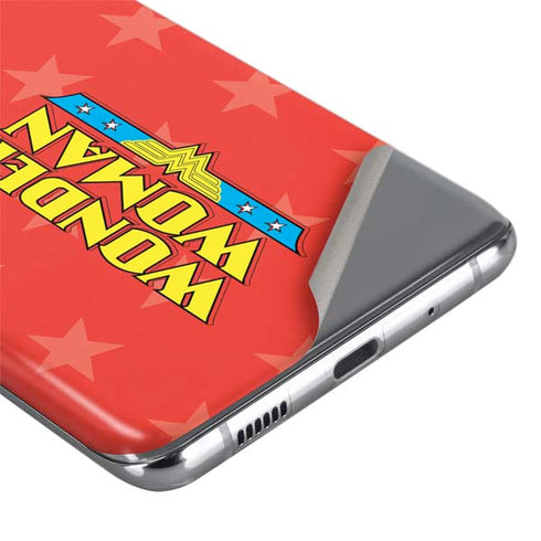 DC Comics Wonder Woman Logo Galaxy S20 Ultra 5G Skin