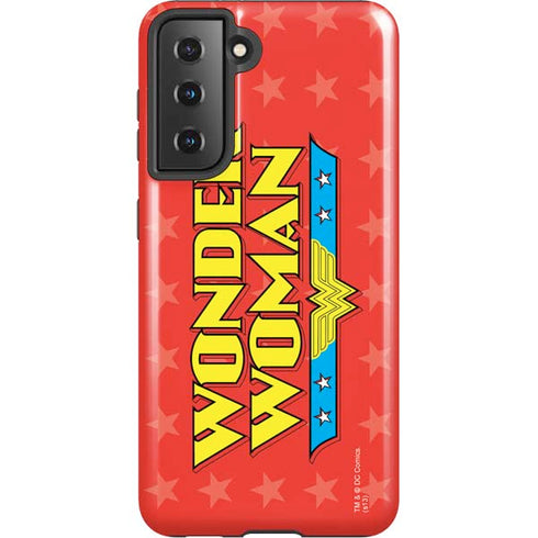 DC Comics Wonder Woman Logo Galaxy S21 5G Pro Case