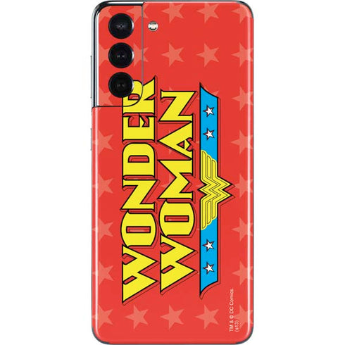 DC Comics Wonder Woman Logo Galaxy S21 5G Skin