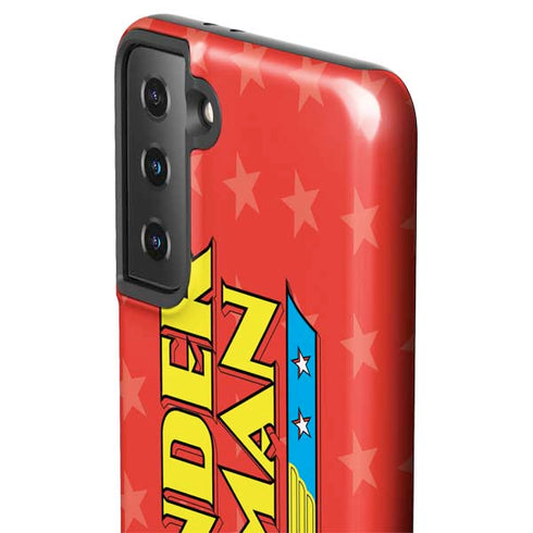 DC Comics Wonder Woman Logo Galaxy S21 FE Pro Case