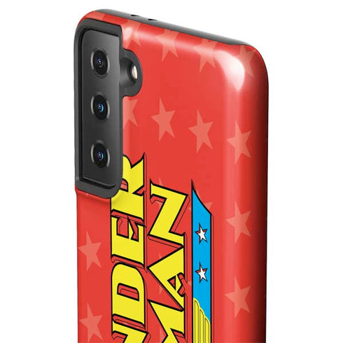 DC Comics Wonder Woman Logo Galaxy S21 Plus 5G Pro Case
