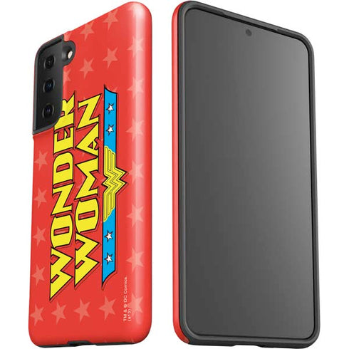 DC Comics Wonder Woman Logo Galaxy S21 Plus 5G Pro Case