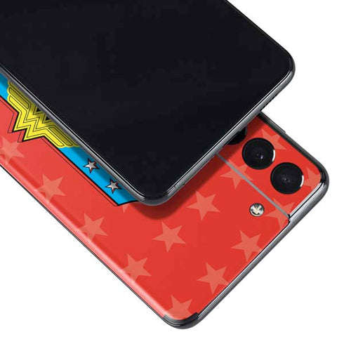 DC Comics Wonder Woman Logo Galaxy S21 Plus 5G Skin