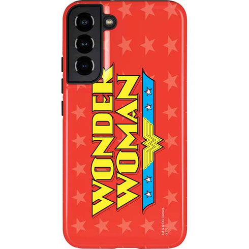 DC Comics Wonder Woman Logo Galaxy S22 Plus Pro Case