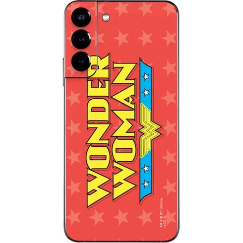 DC Comics Wonder Woman Logo Galaxy S22 Plus Skin