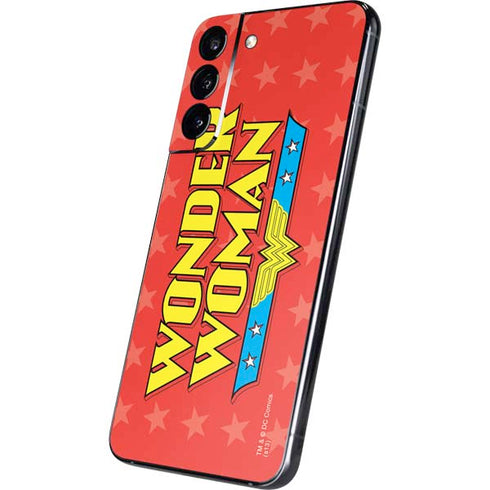 DC Comics Wonder Woman Logo Galaxy S22 Plus Skin