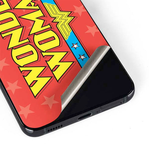 DC Comics Wonder Woman Logo Galaxy S22 Plus Skin