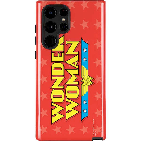 DC Comics Wonder Woman Logo Galaxy S22 Ultra Pro Case